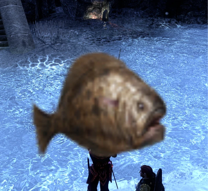 NQOL reel notification showing a large fish icon when a catch is ready