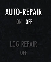 NQOL Auto-repair submenu showing enable and chat log options