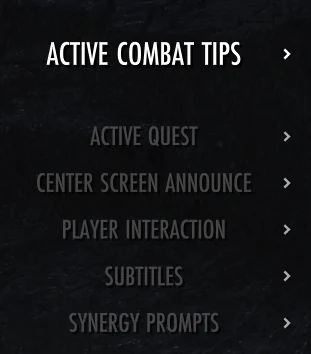 NQOL Default Frames menu showing movable ESO interface elements
